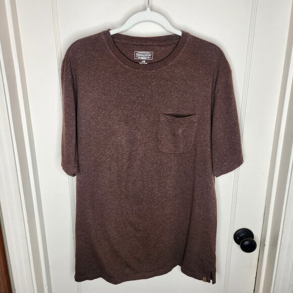 Pendleton Pocket T Shirt  Stone Brown Men’s Size Large - Picture 1 of 6